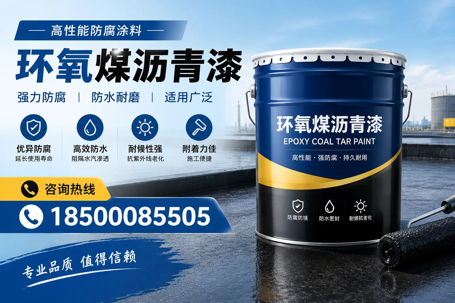 环氧煤沥青漆的主要成分与功能，顺昌用户深度了解